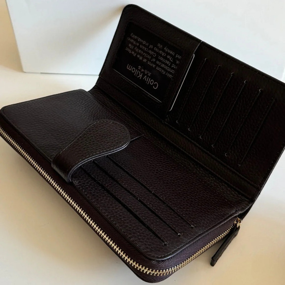 Elegant Brown Leather Wallet - Picture 6 of 8